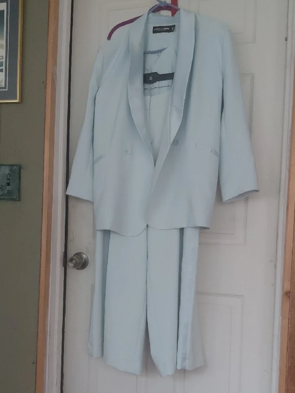 Gabrielle Union Light Green Women's Blazer & Trouser Suit 2 Piece Set XL NEW
